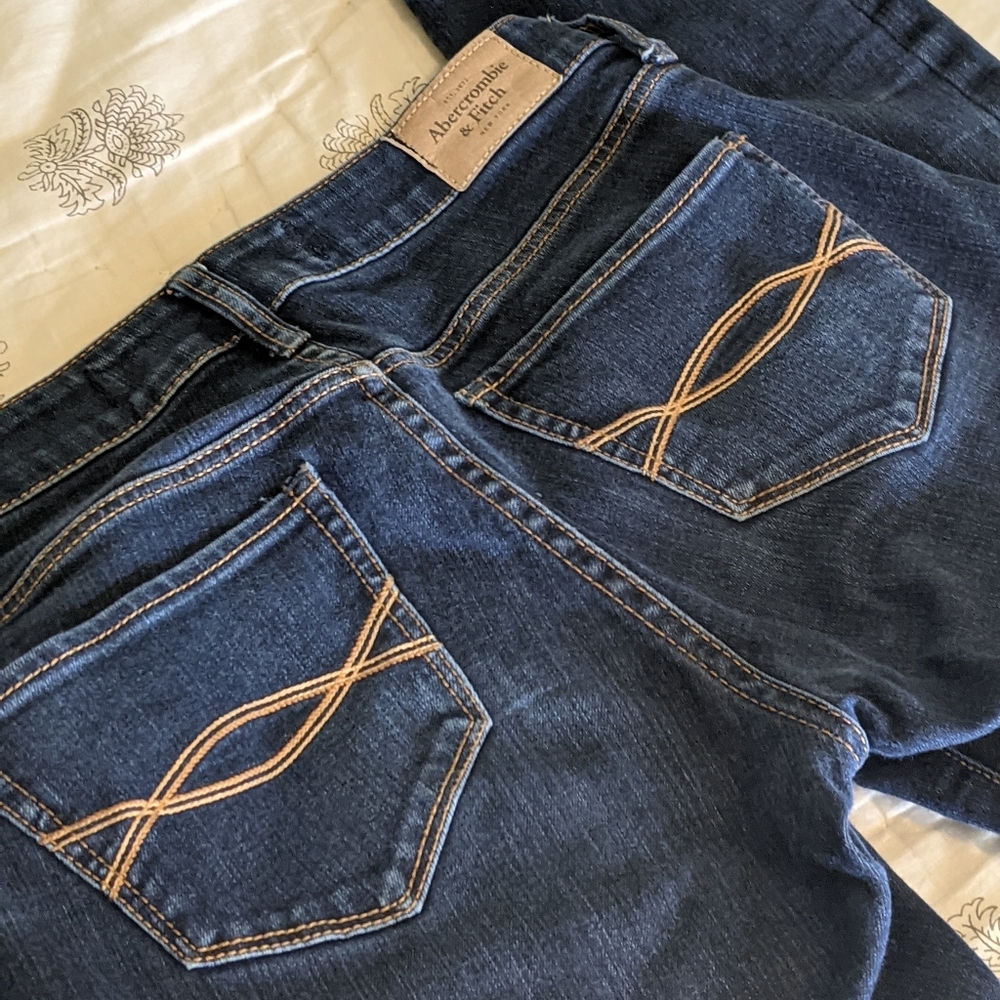Abercrombie & Fitch Dark Boot Cut Jeans